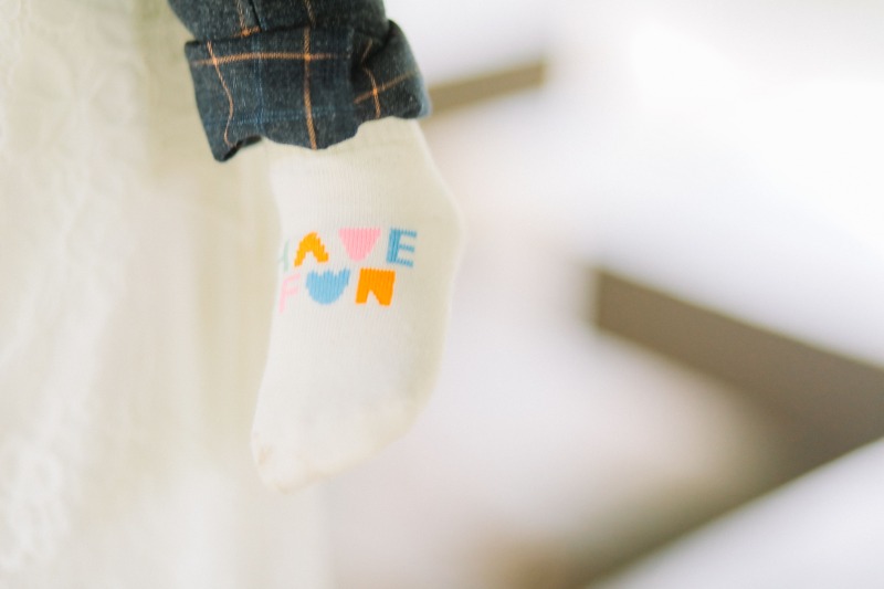 可愛らしい足元