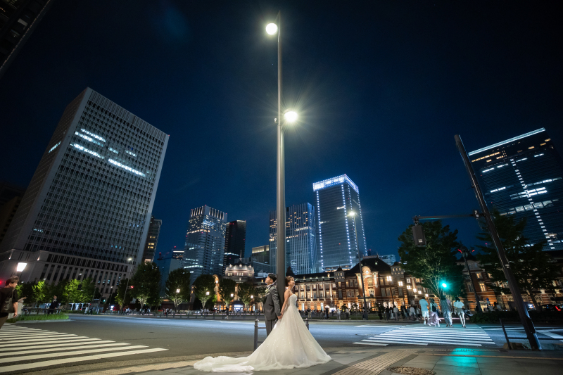 夜空を大胆に切り取って
