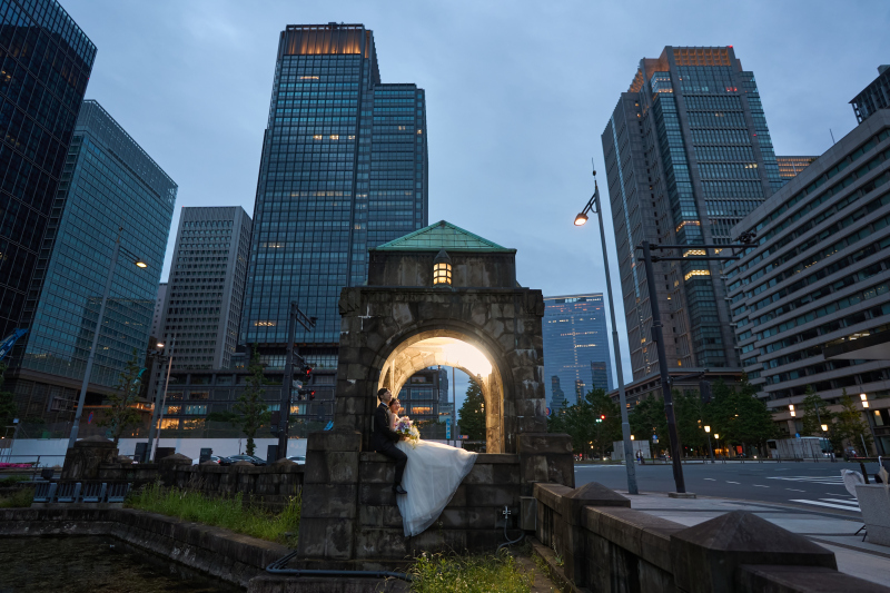 和田倉門で撮影♡