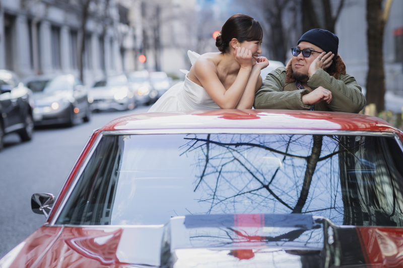 愛車と日本橋ロケーション