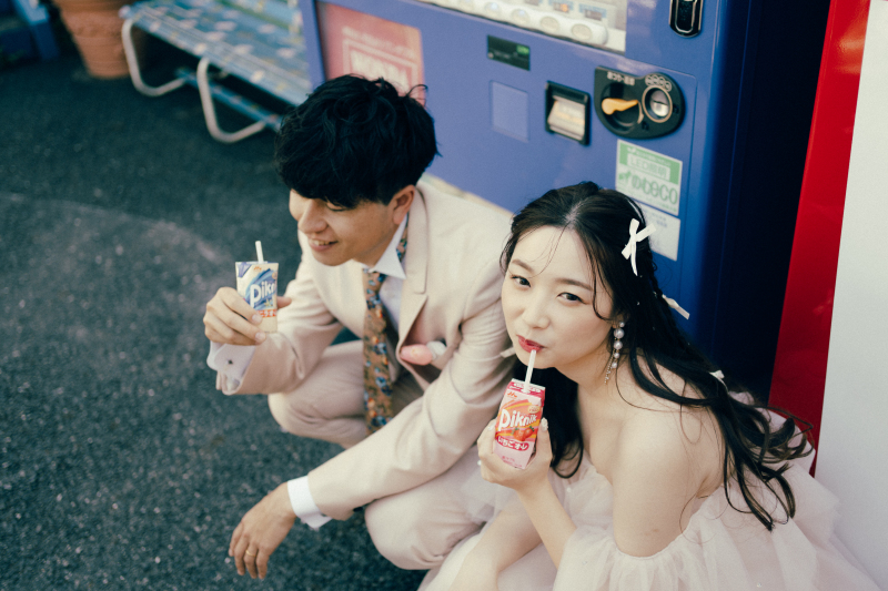 ジュース休憩中も♡