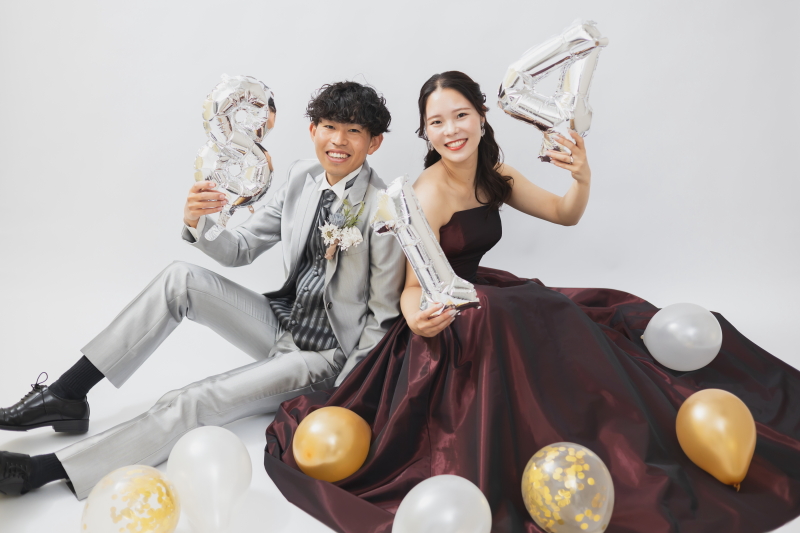 記念日バルーンとともに♪