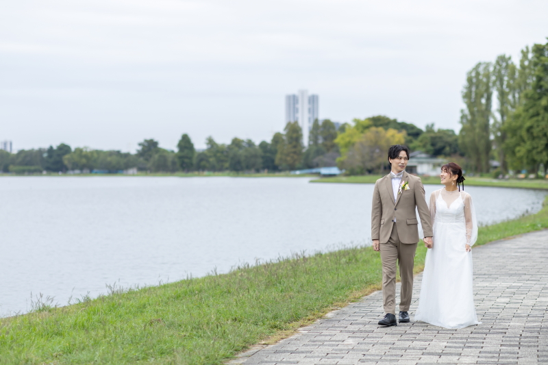 水辺でお散歩♪