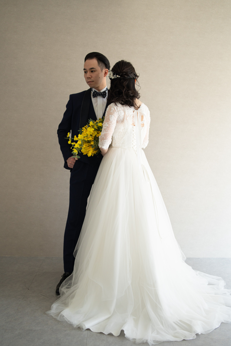 背景を変えてシックな雰囲気を演出