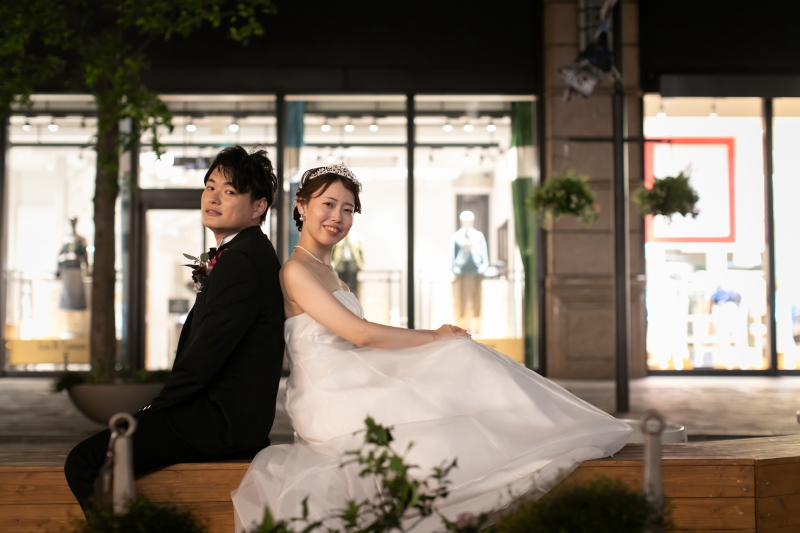 仲通りのお洒落ショップ前で