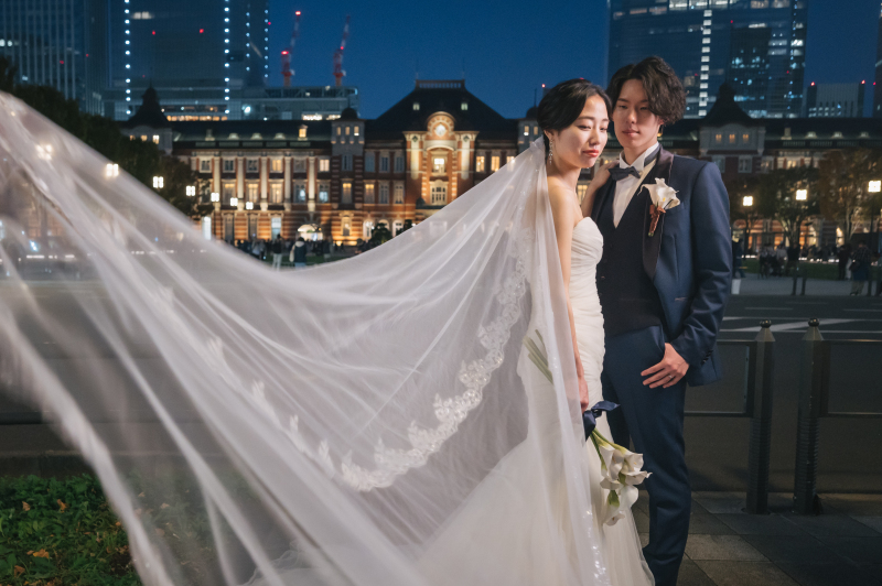 ベールを活かしたショット♡