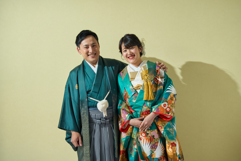 きゅんと笑顔が溢れる、アットホームな和装撮影