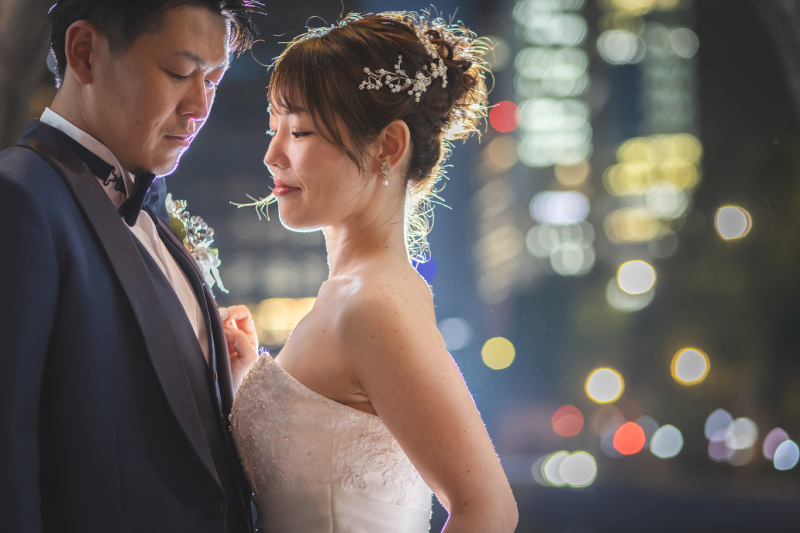 眩い夜景の中で