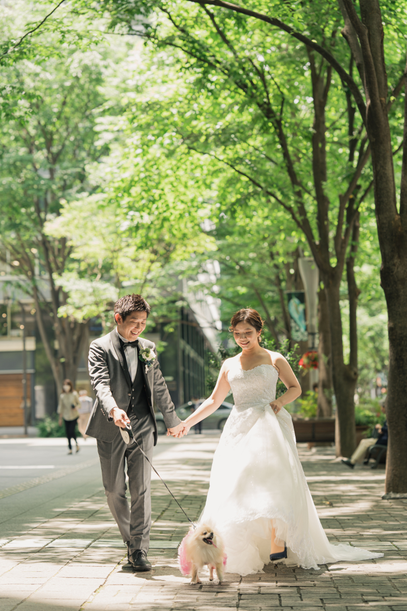 緑あふれる仲通り