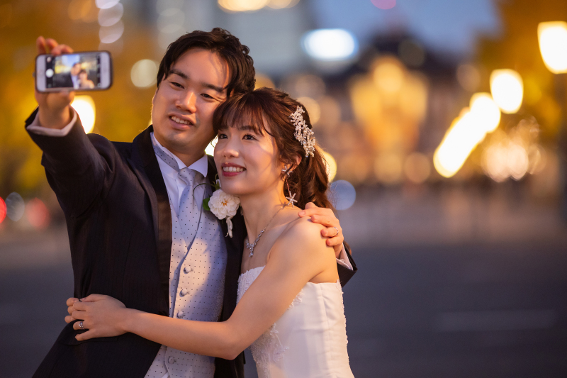 撮影中のお二人時間を…♡