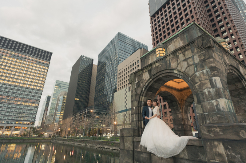 和田倉門のガゼボにて