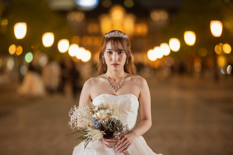東京のセンターで新婦様のソロショット♡