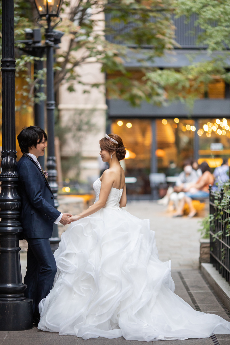 ドレスにチェンジ