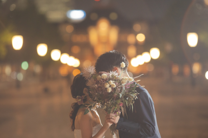 小物を使ってお洒落なショットに