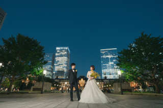 美しい光の中での撮影