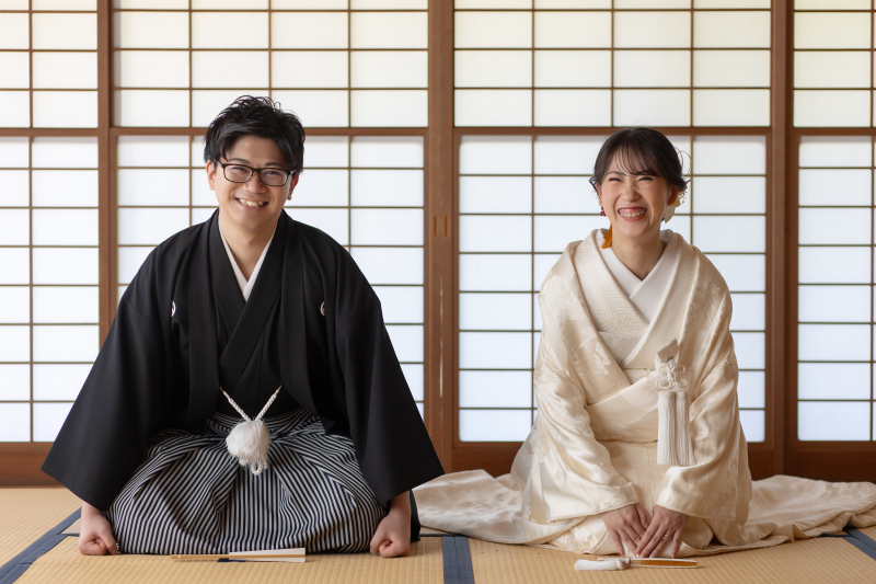 和室にて撮影