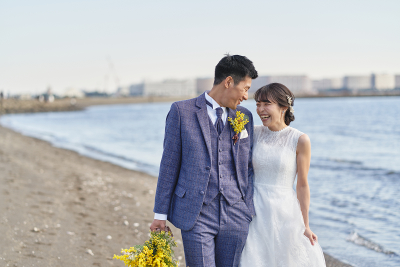 自然な笑顔のお二人を♡