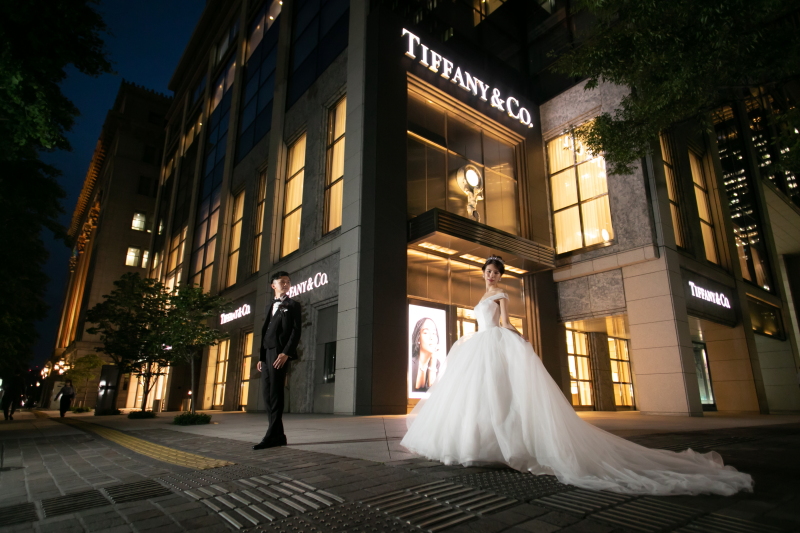 ティファニーで撮影を