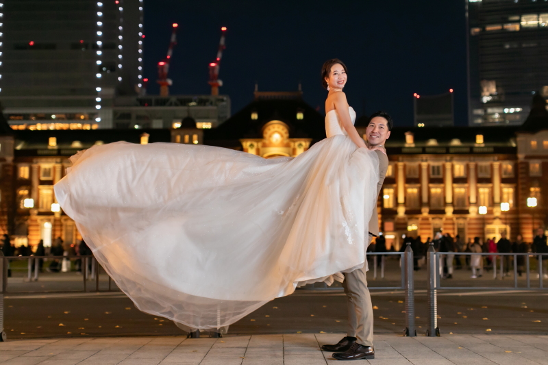 ドレスの美しいショット