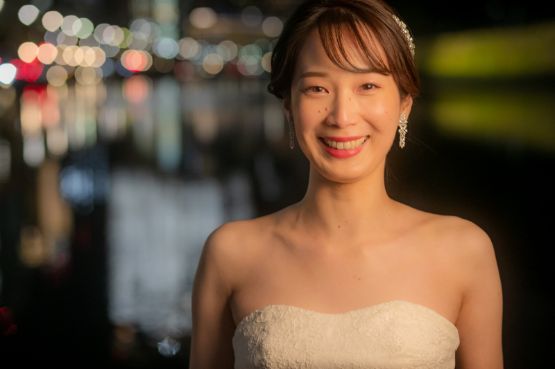 ご新婦の素敵な笑顔でラストカット♪