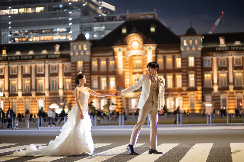 お洒落な横断歩道ショット