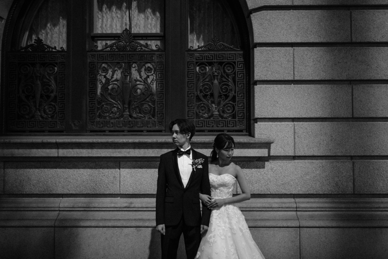 クールな雰囲気のモノクロ写真もいかがですか？