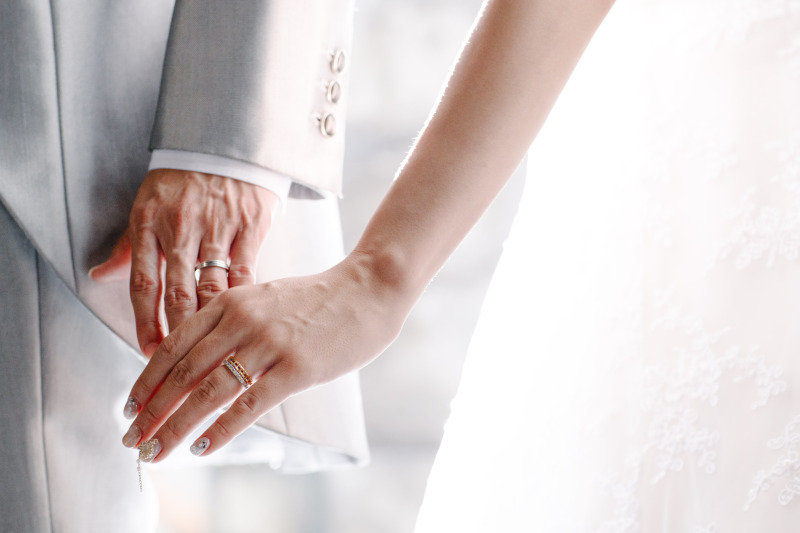 指輪も綺麗に写ります!