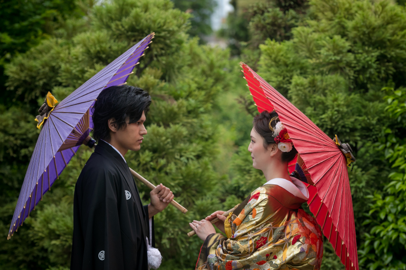 白無垢、色打掛からドレスへ、盛りだくさんの撮影！