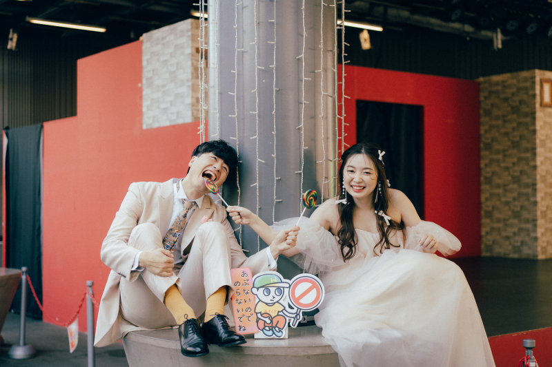 撮影を楽しんでいる様子♡