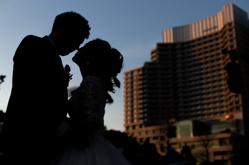 上品なカップルの素敵な丸の内ロケ♡