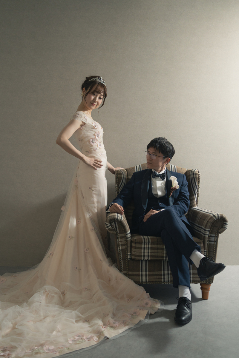 まずはスタジオ撮影から!