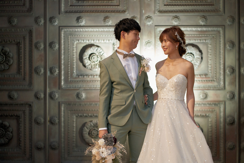 鉄門前でのアップ!