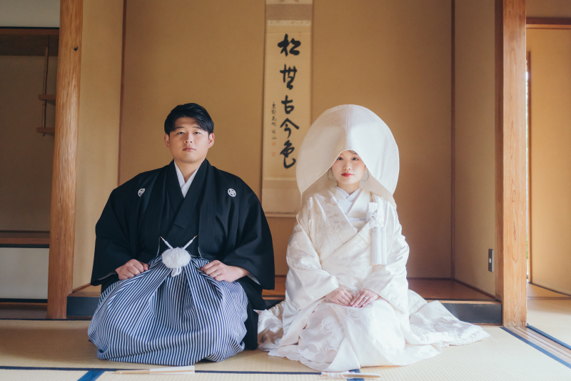 綿帽子を装着！