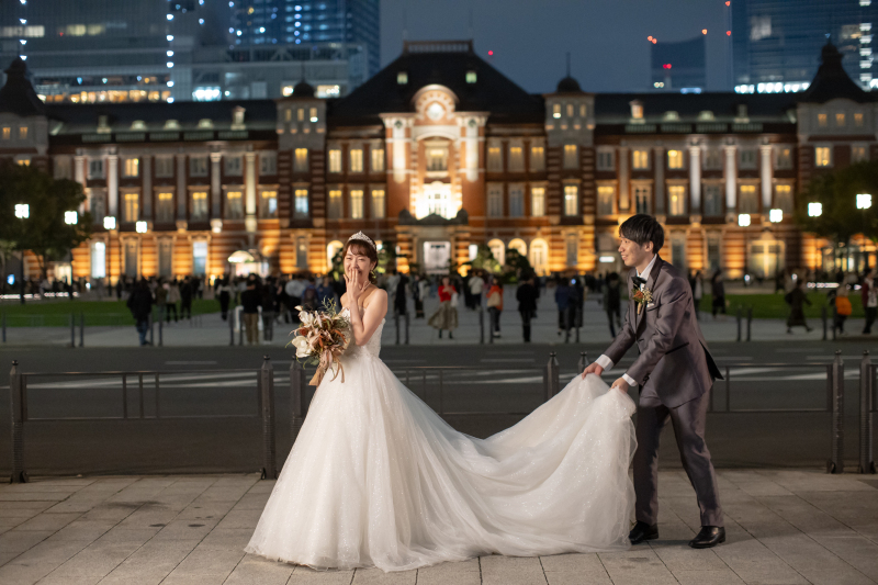 新郎さんが自ら…？