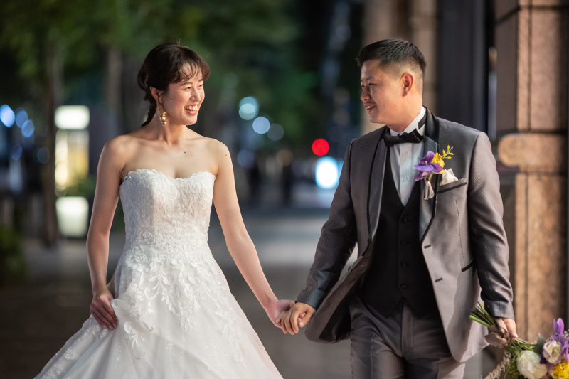 見つめ合ってほぐれる表情