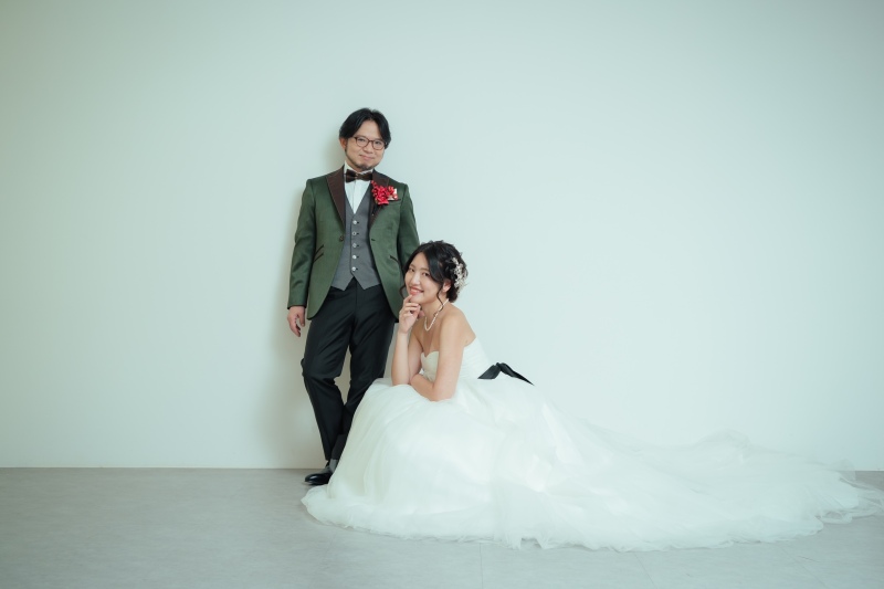 まずはスタジオ撮影から