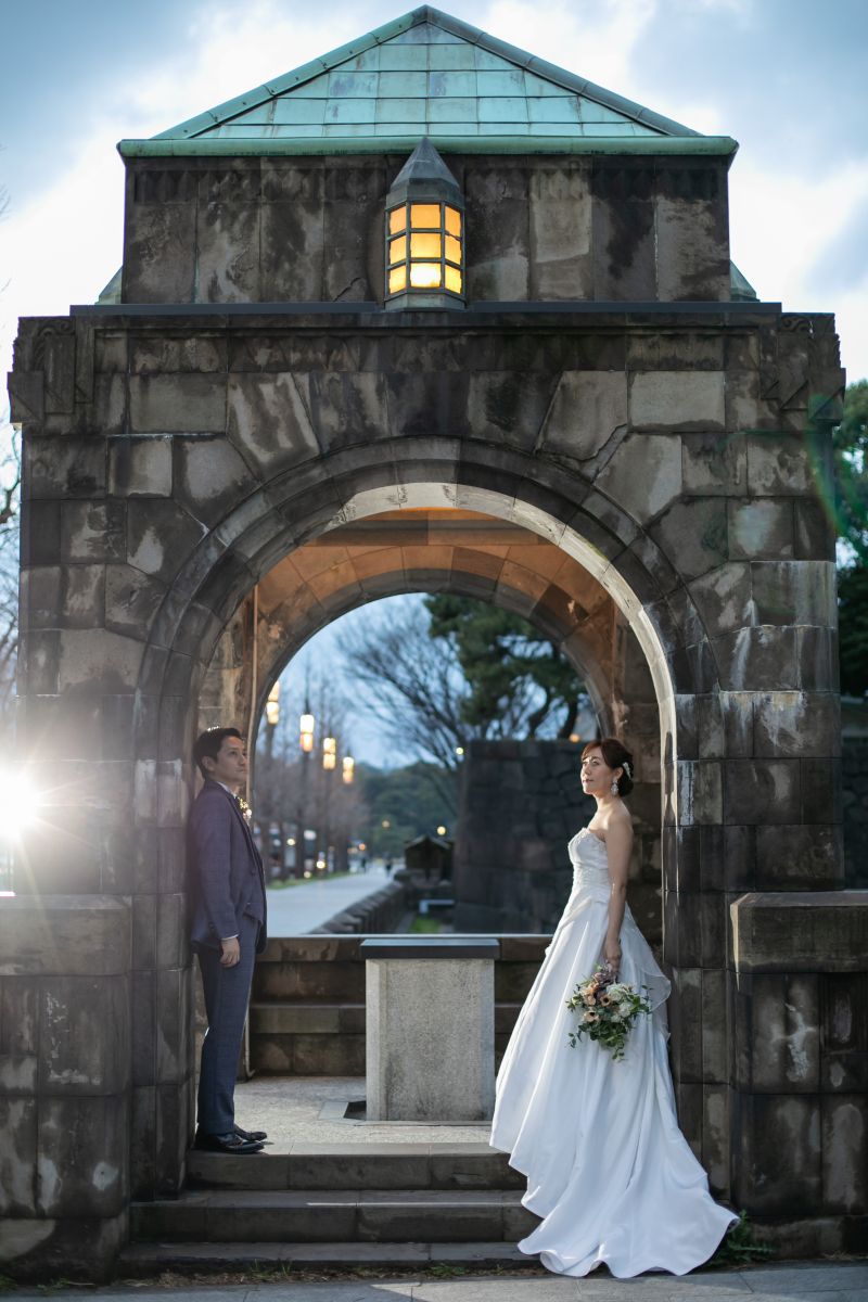 和田倉門での撮影