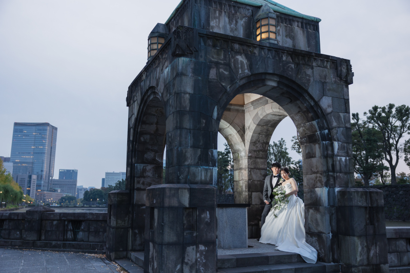 和田倉門からロケーションフォトスタート