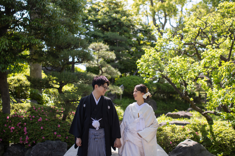 緑の美しい庭園