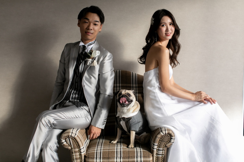 まずはスタジオ撮影から♪