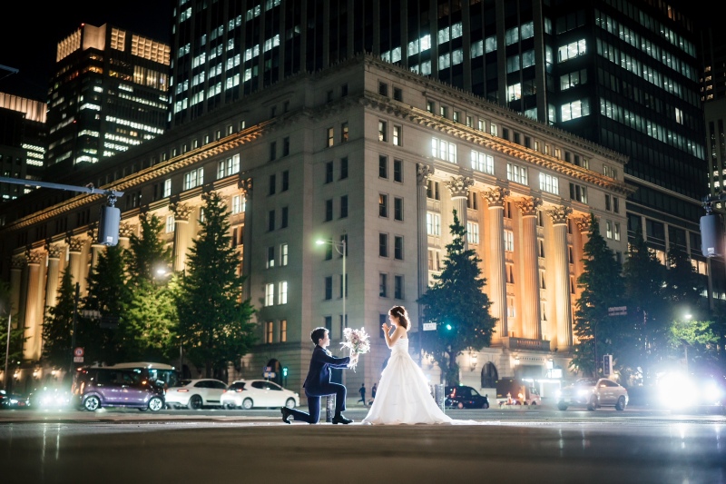 煌びやかなプロポーズショット