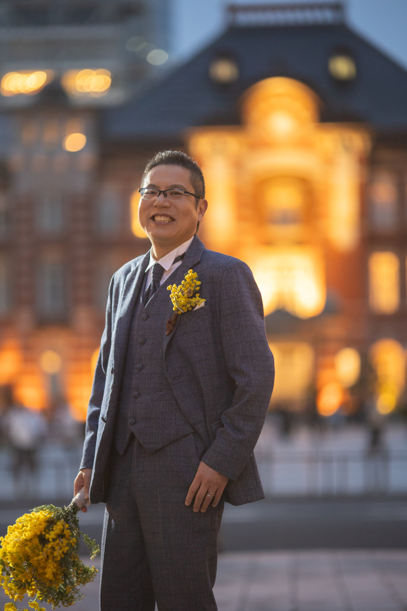 新郎さんソロショット