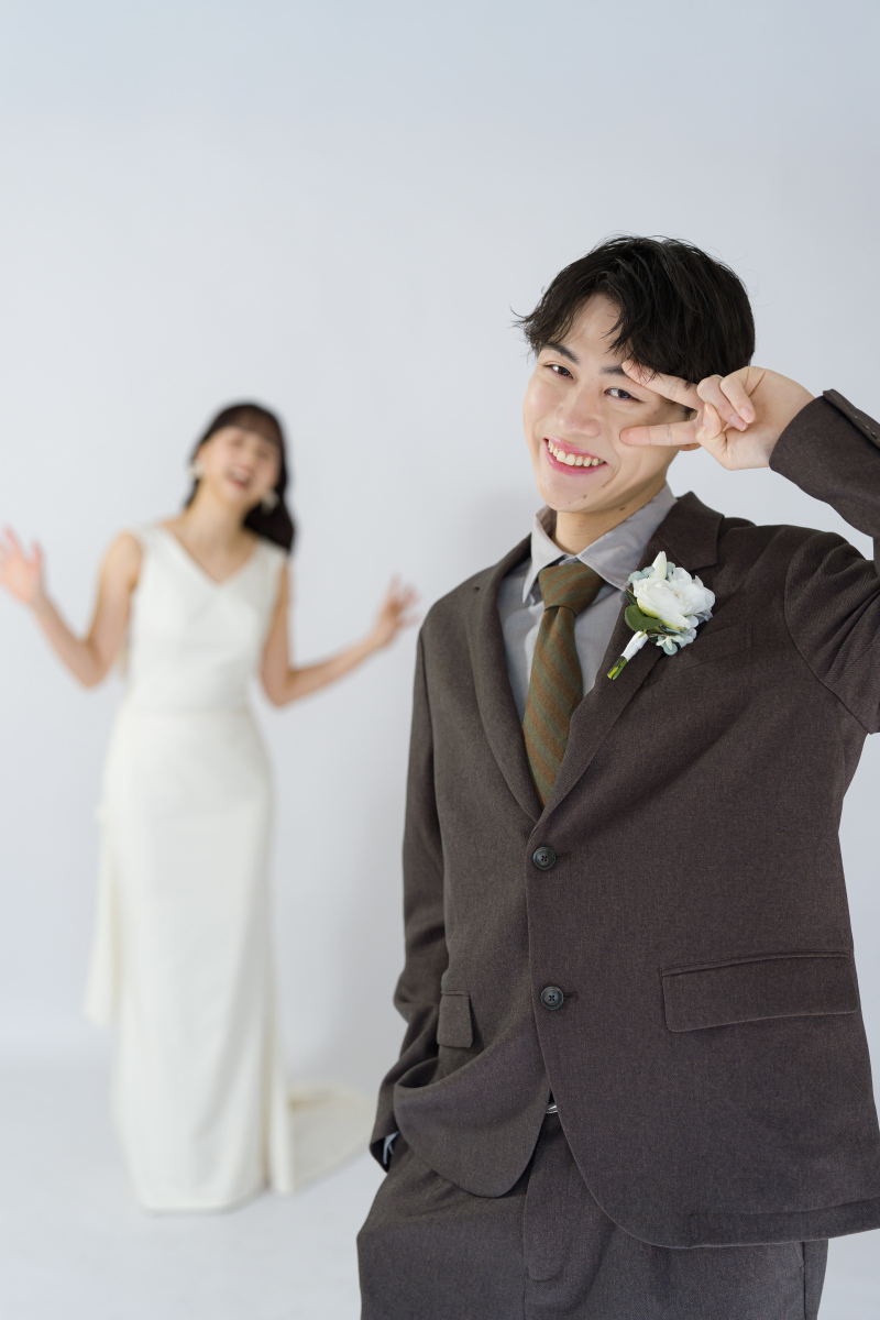 新郎さんソロショット？