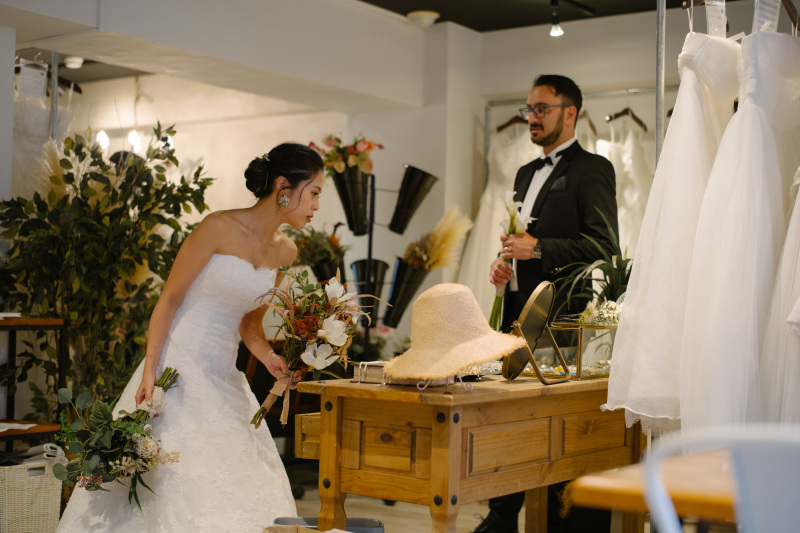 洋装にお着替えして♪