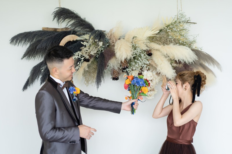 洋装に着替えて