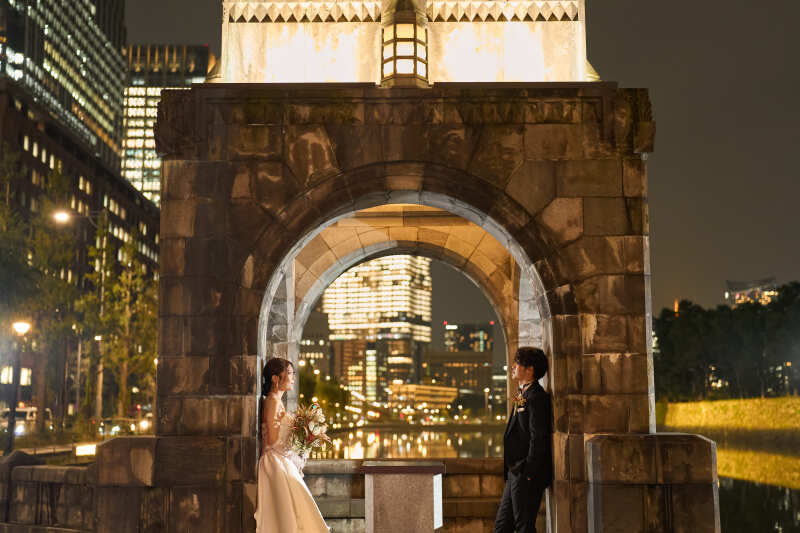 和田倉門での撮影