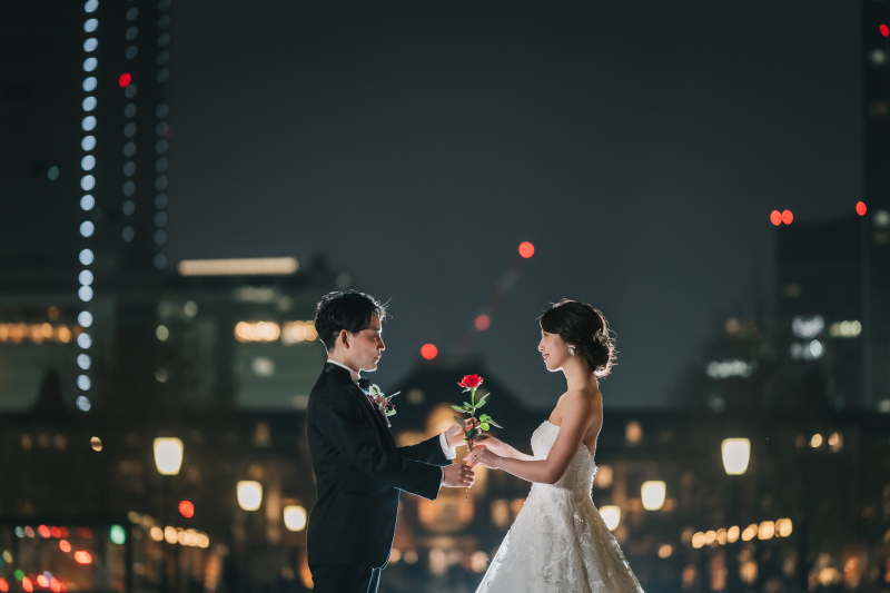 一輪の薔薇の花