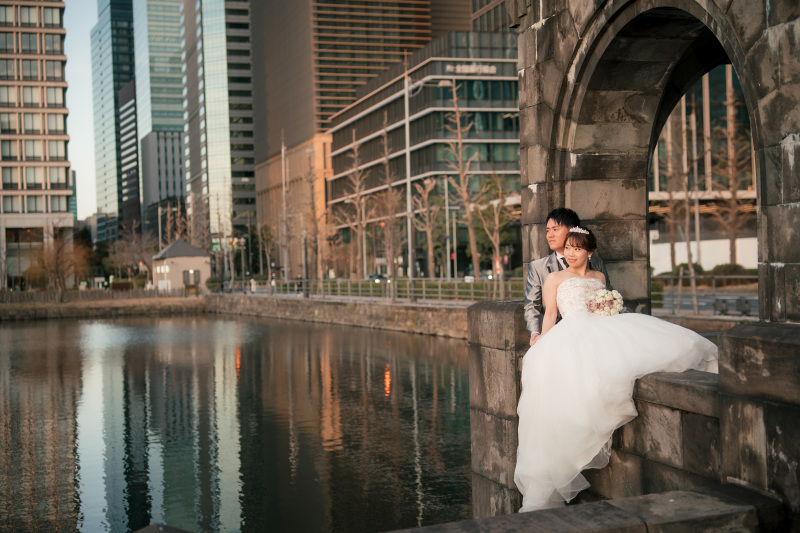 大都会と歴史を感じるロケーションで♪
