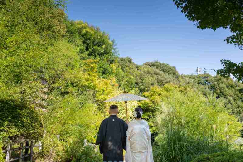 相合傘しながら！