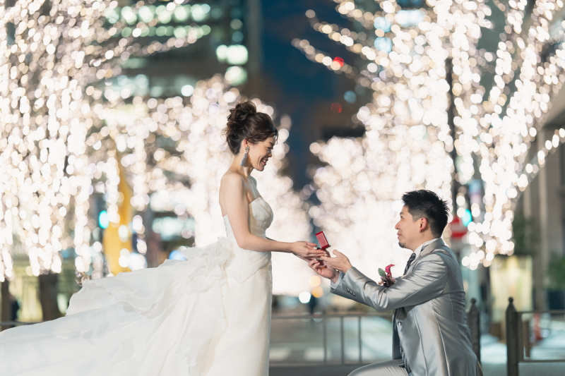 イルミネーションでプロポーズ♡